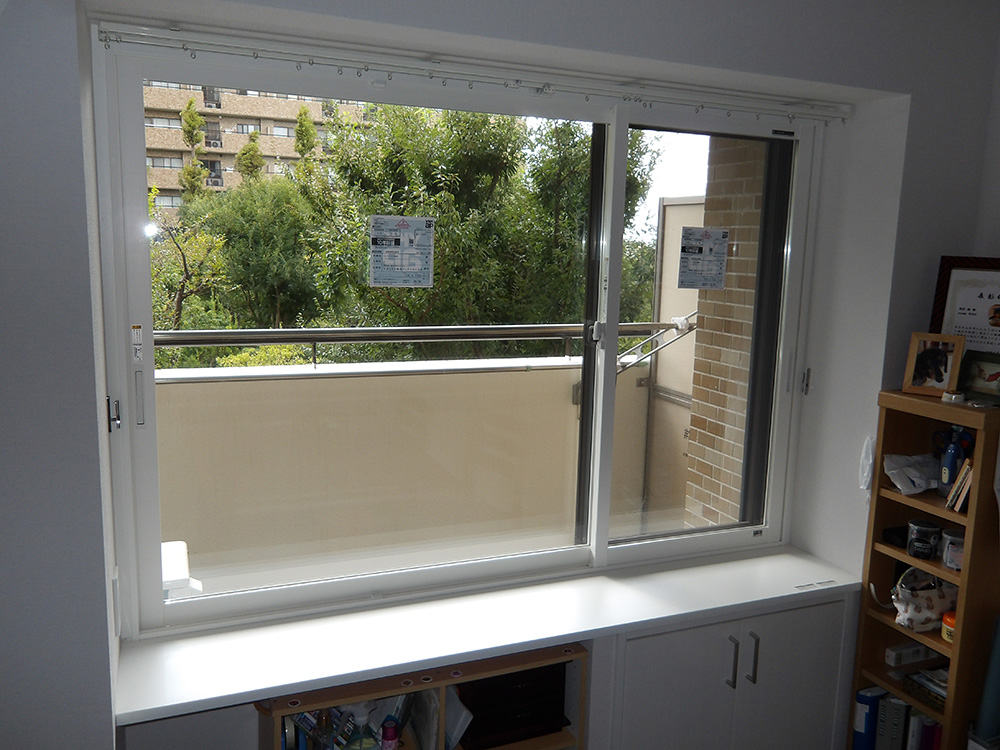 施工後の様子1（寝室またはリビング）